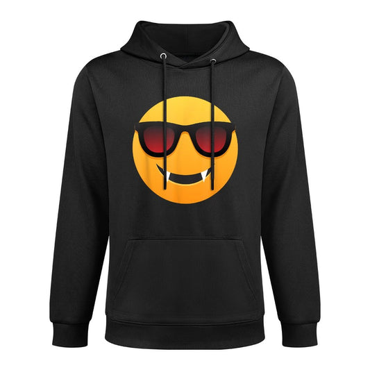 Funny Easy Vampire Face Emoticon Colorfast Hoodie