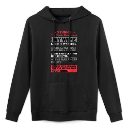 5 Things You Should Know About My Wife Husband Giftidea Pilling-Resistant Hoodie