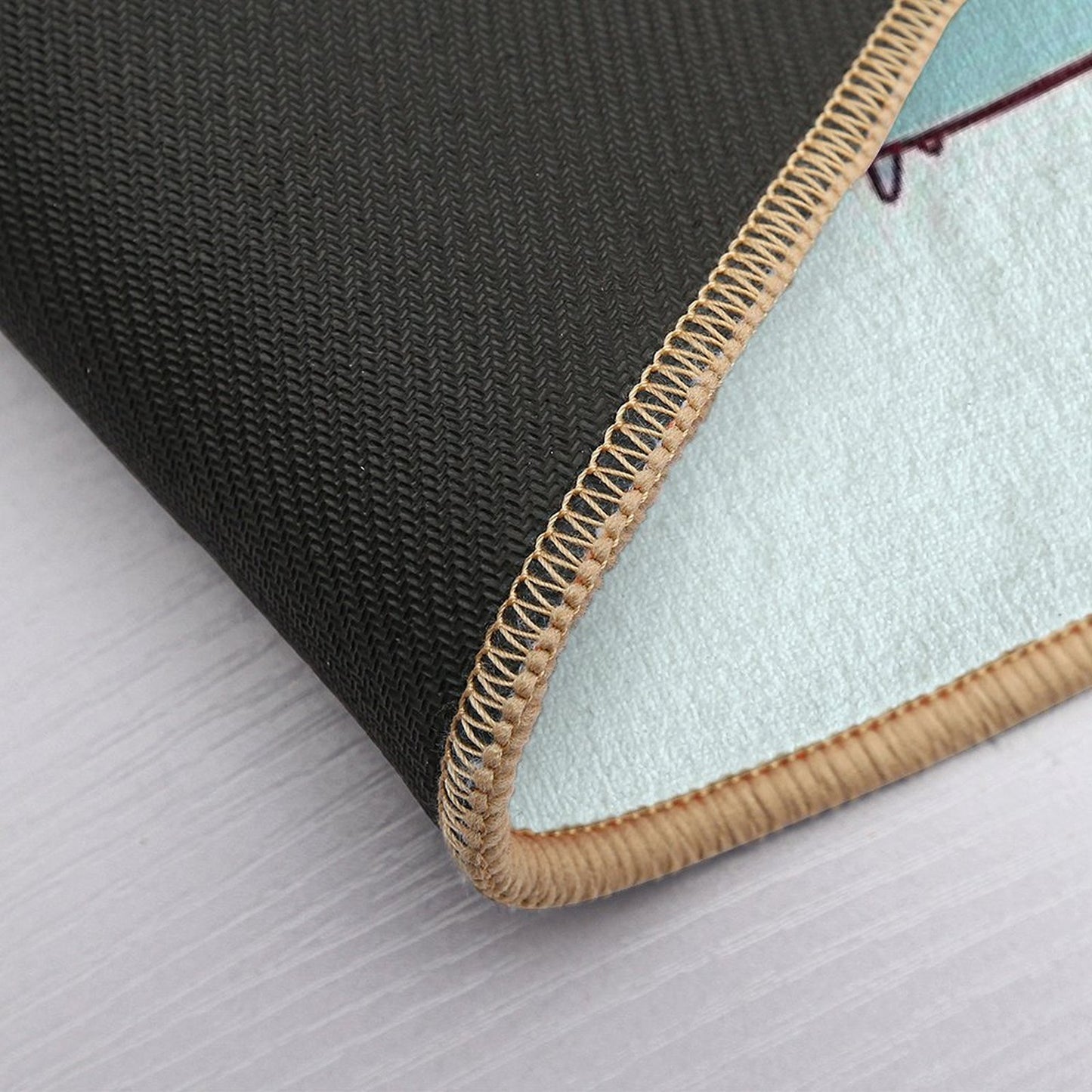 Cute Octopus Taking A Bath with Rubber Duck Durable Bath Mat