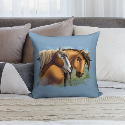 Spirit And Rain - Love Found Us Soft Reinforced Edging Throw Pillow