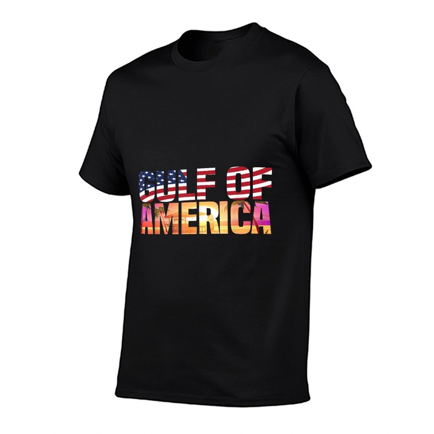 Retro Gulf Of USA America Flag Est 2025 Gulf Mexico Breathable T-Shirt