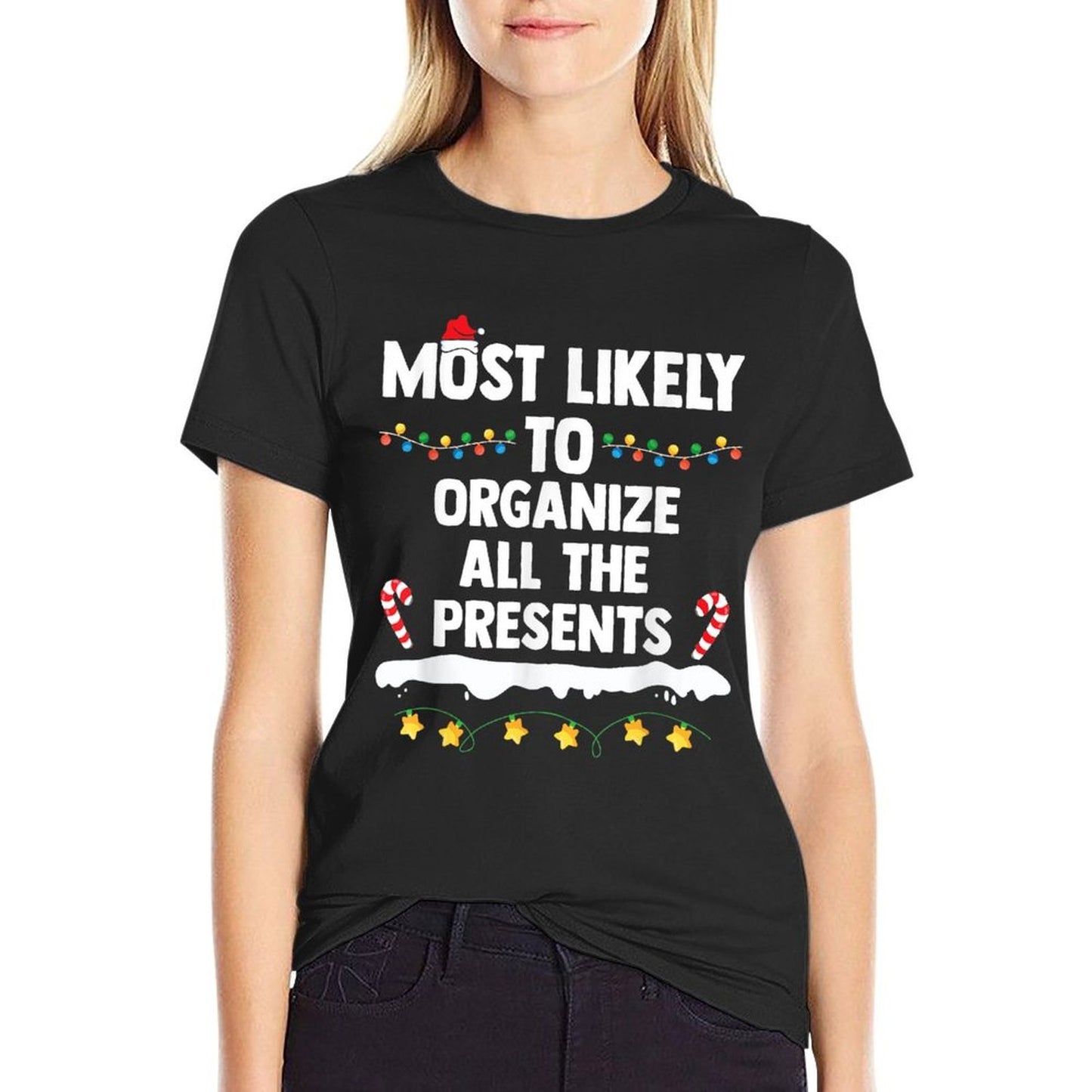 Most Likely To Organize All The Presents Matching Christmas  Vintage-inspired T-Shirt