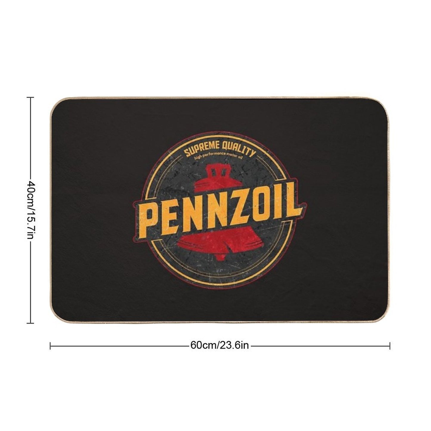 Vintage Pennzoil Oil  Stain-Proof Bath Mat