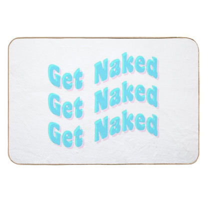 Get Naked - Blue And Pink  Long-Lasting Bath Mat