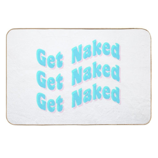 Get Naked - Blue And Pink  Long-Lasting Bath Mat