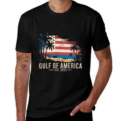 Vintage Gulf Of USA America Gulf of Mexico Or America Durable T-Shirt