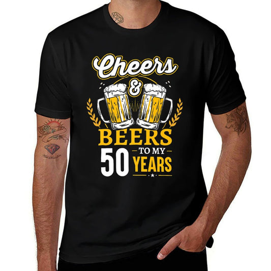 Cheers And Beers To My 50 Years 50th Birthday Premium  Classic T-Shirt