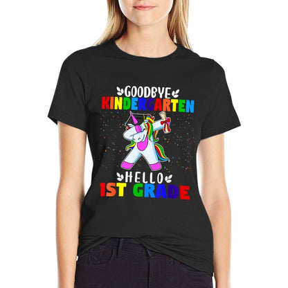 Goodbye Kindergarten Hello 1st Grade Kindergarten Graduation  Graphic-printed T-Shirt