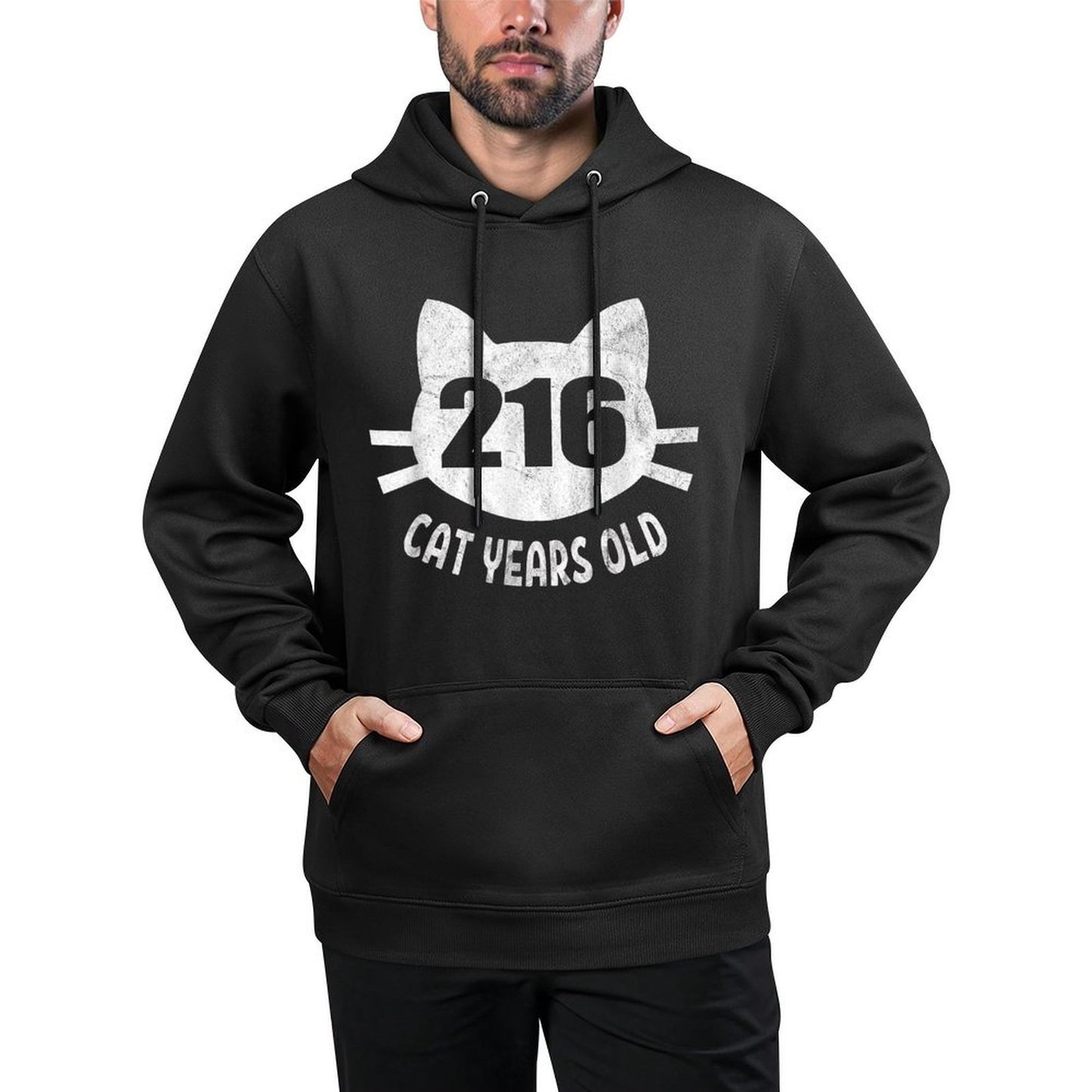 Blink Cat Imprints 216 Cat Years Old 50th Birthday Gift For Cat Lovers All-Day Comfort Hoodie