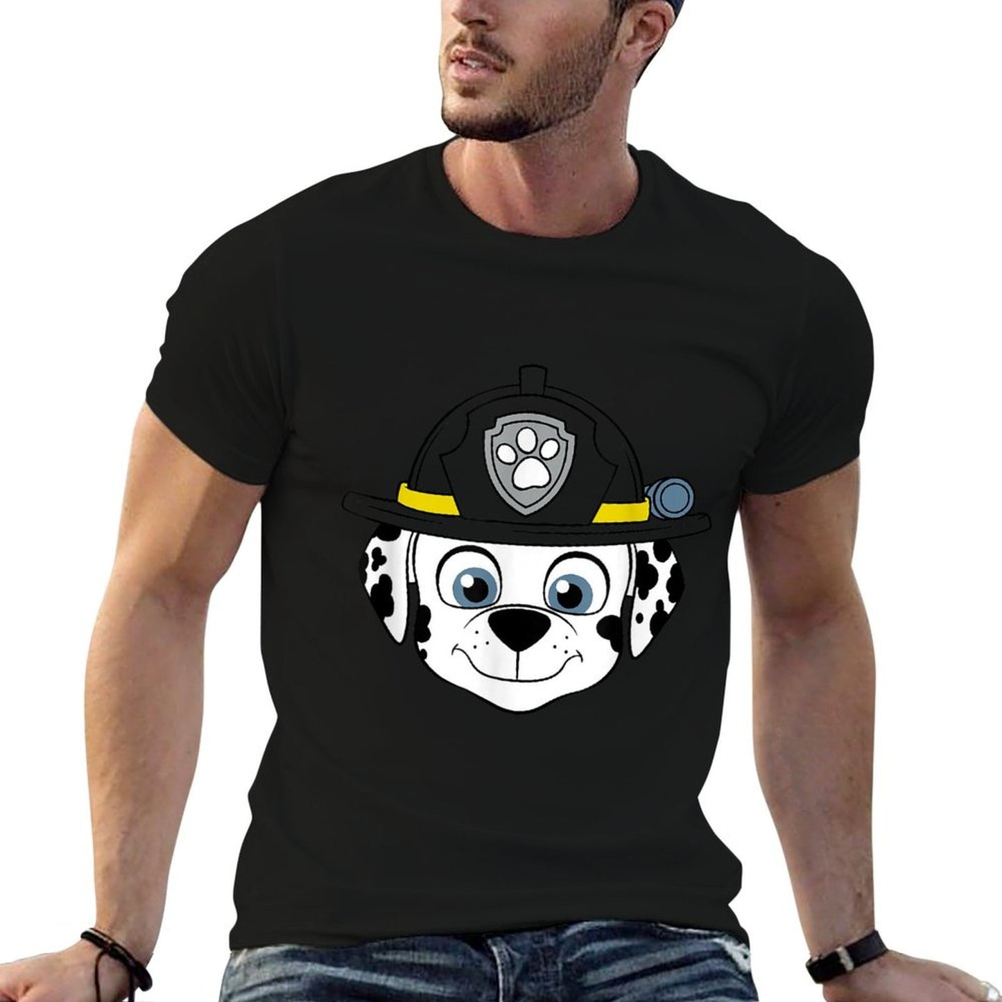Paw Patrol Fire Dog Marshall Face  Classic T-Shirt