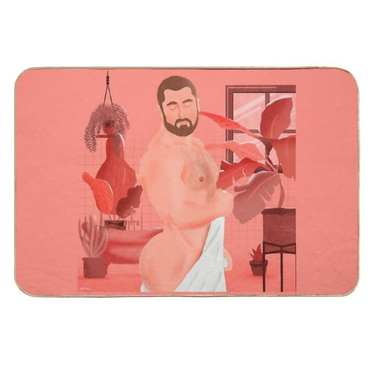 Bath Time  Dirt-Trapping Bath Mat