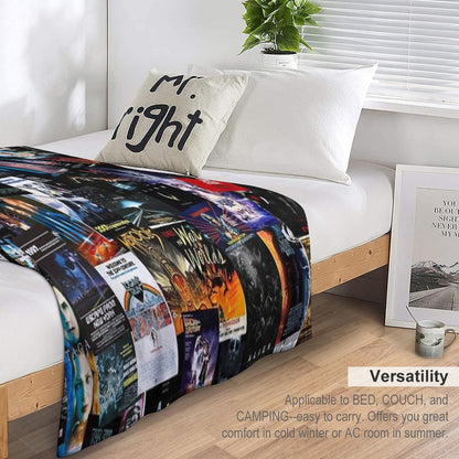Sci-Fi Movie Posters Velvety-soft Throw Blanket