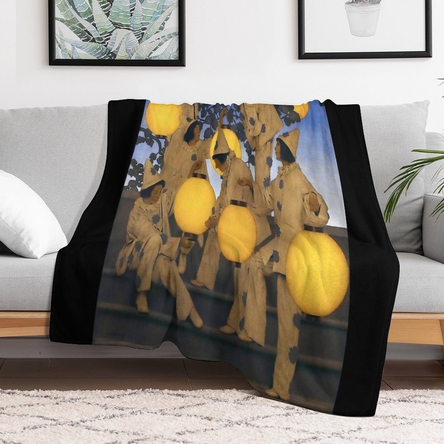 Maxfield Parrish - The Lantern Bearers Compact Throw Blanket