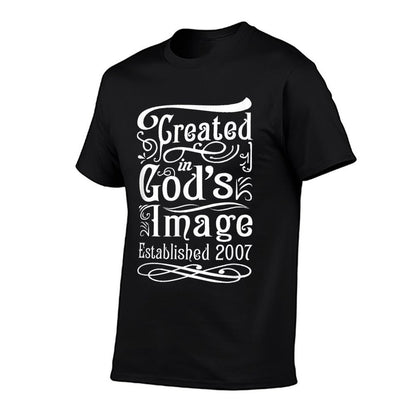 18 Year Old Christian Jesus And God 2007 18th Birthday  Stretchy T-Shirt