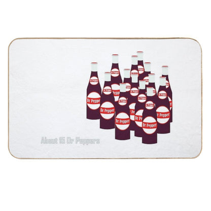 About 15 Dr Peppers  Dirt-Trapping Bath Mat