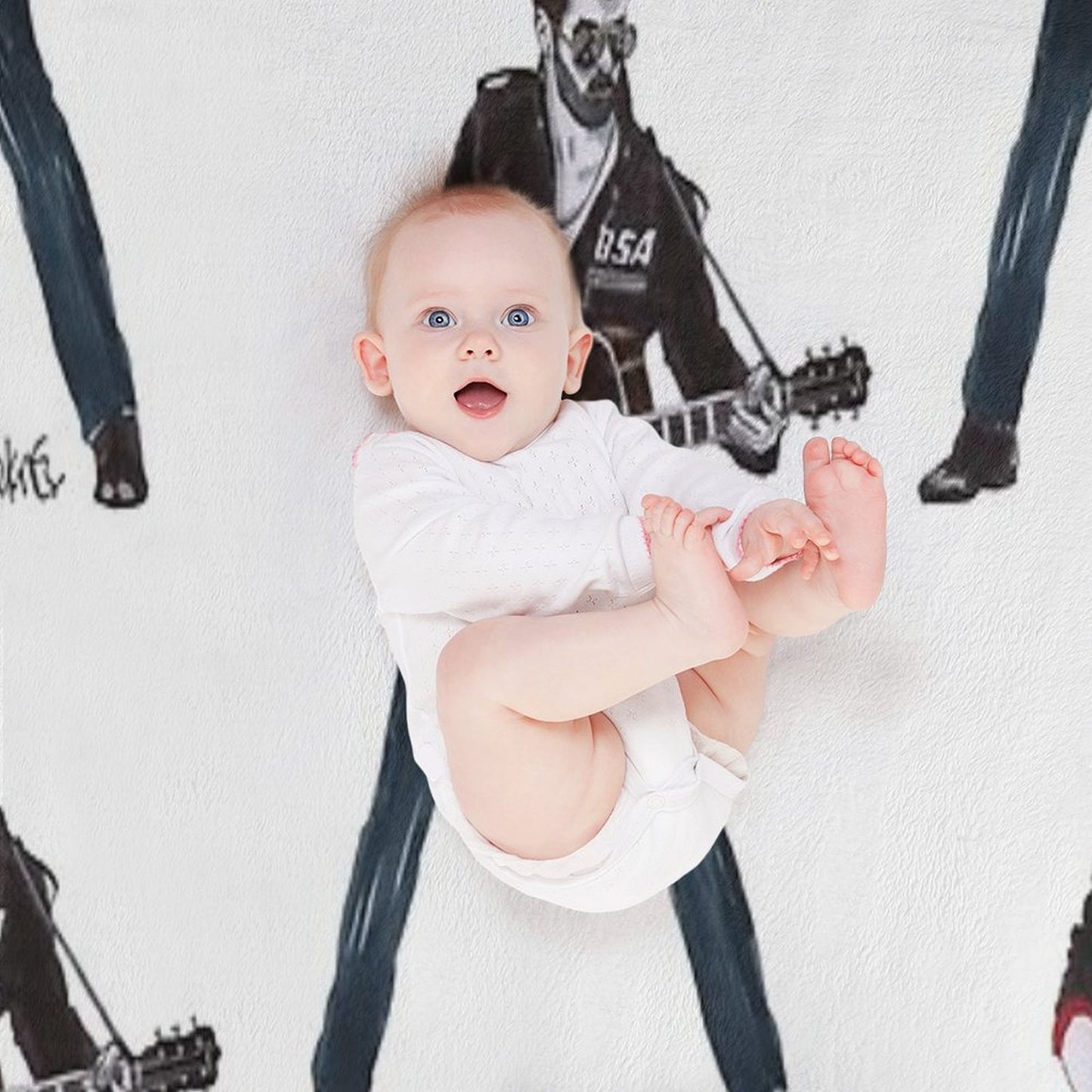 George  Michael Sustainable Throw Blanket