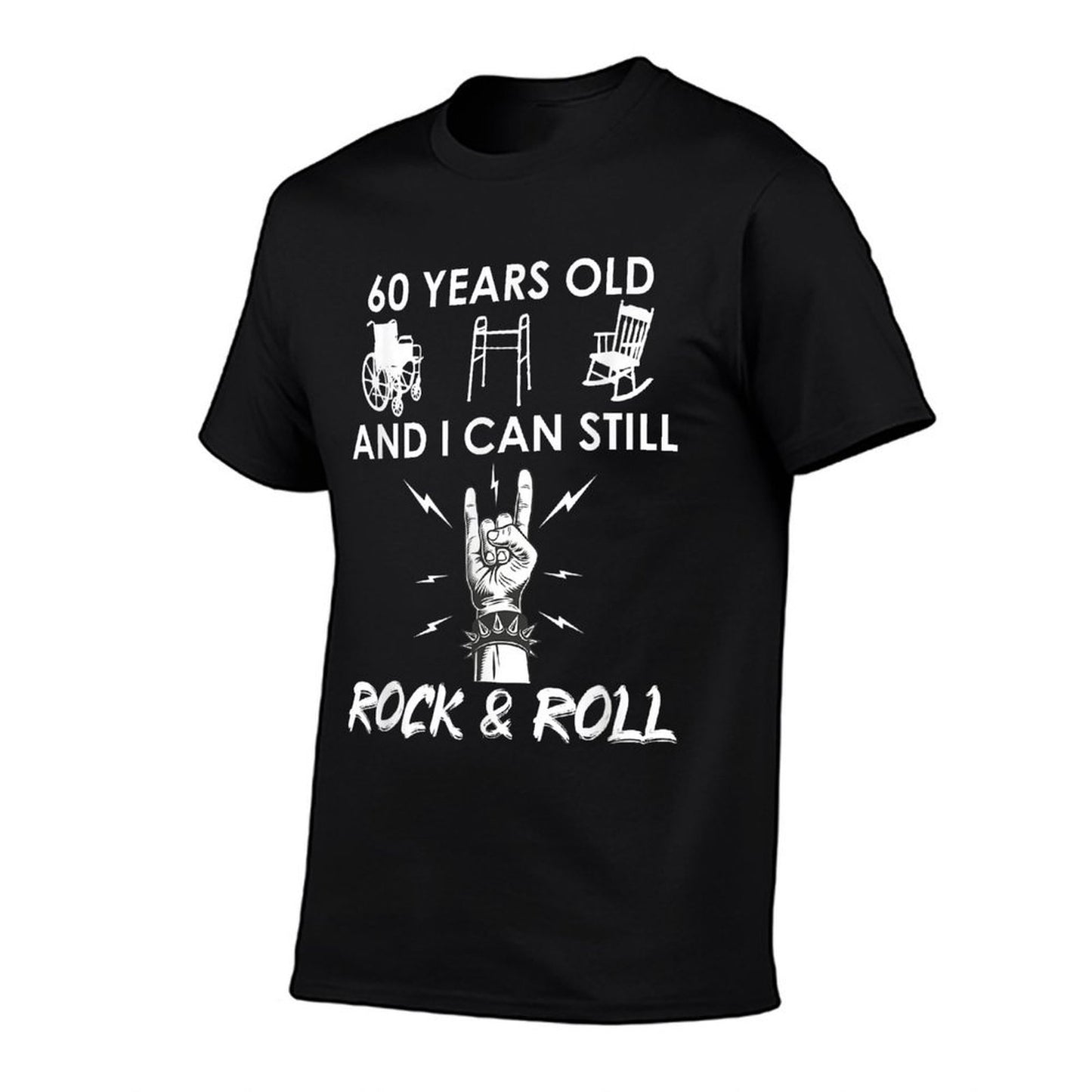 Funny 60th Birthday Gag Gift Rock And Roll - 60 Birthday Gag  Trendy Pattern T-Shirt
