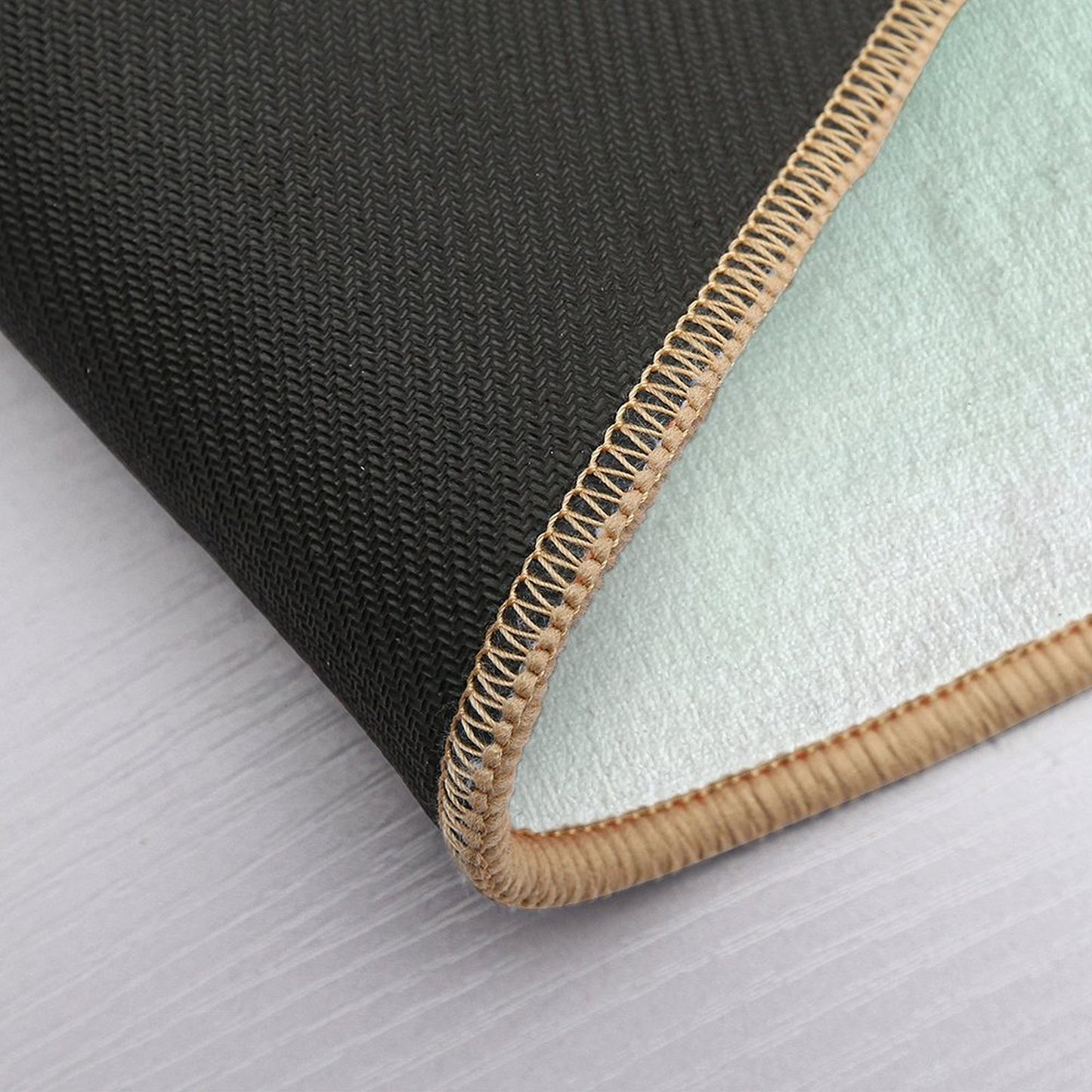 Seafoam Green Watercolor Ombre (seafoam Greenwhite)  Pet-Safe Bath Mat