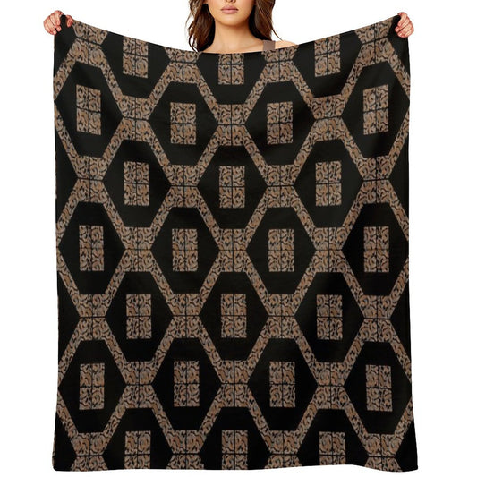 Decorative Geometric Design12 Versatility Throw Blanket