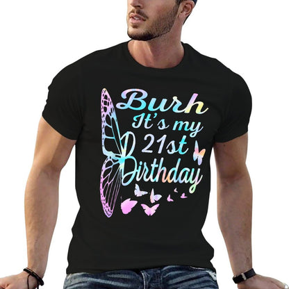 Bruh It's My 21st Birthday 21 Year Old 21st Birthday Girl  Lightweight T-Shirt