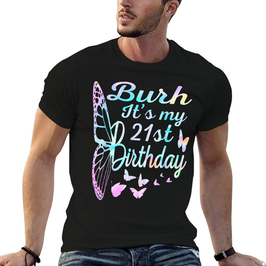 Bruh It's My 21st Birthday 21 Year Old 21st Birthday Girl  Lightweight T-Shirt