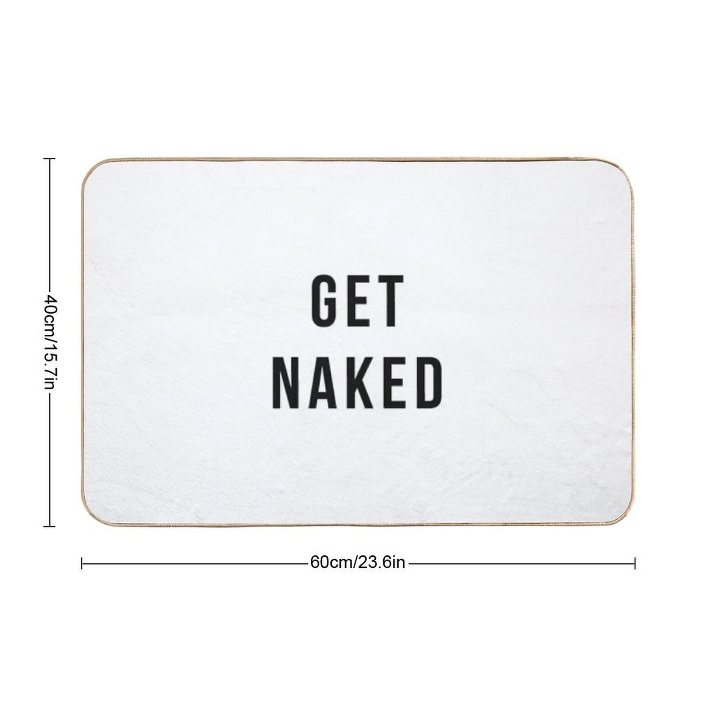 Get Naked  Stain-Proof Bath Mat