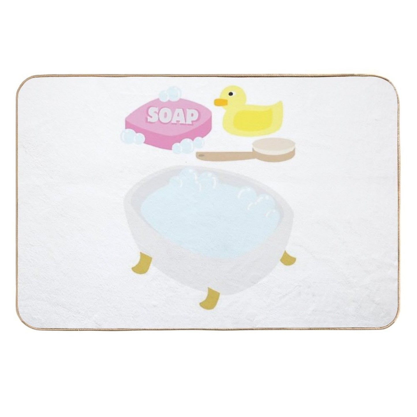 Bathroom Set  Long-Lasting Bath Mat