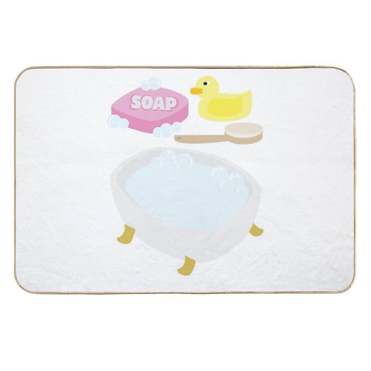 Bathroom Set  Long-Lasting Bath Mat