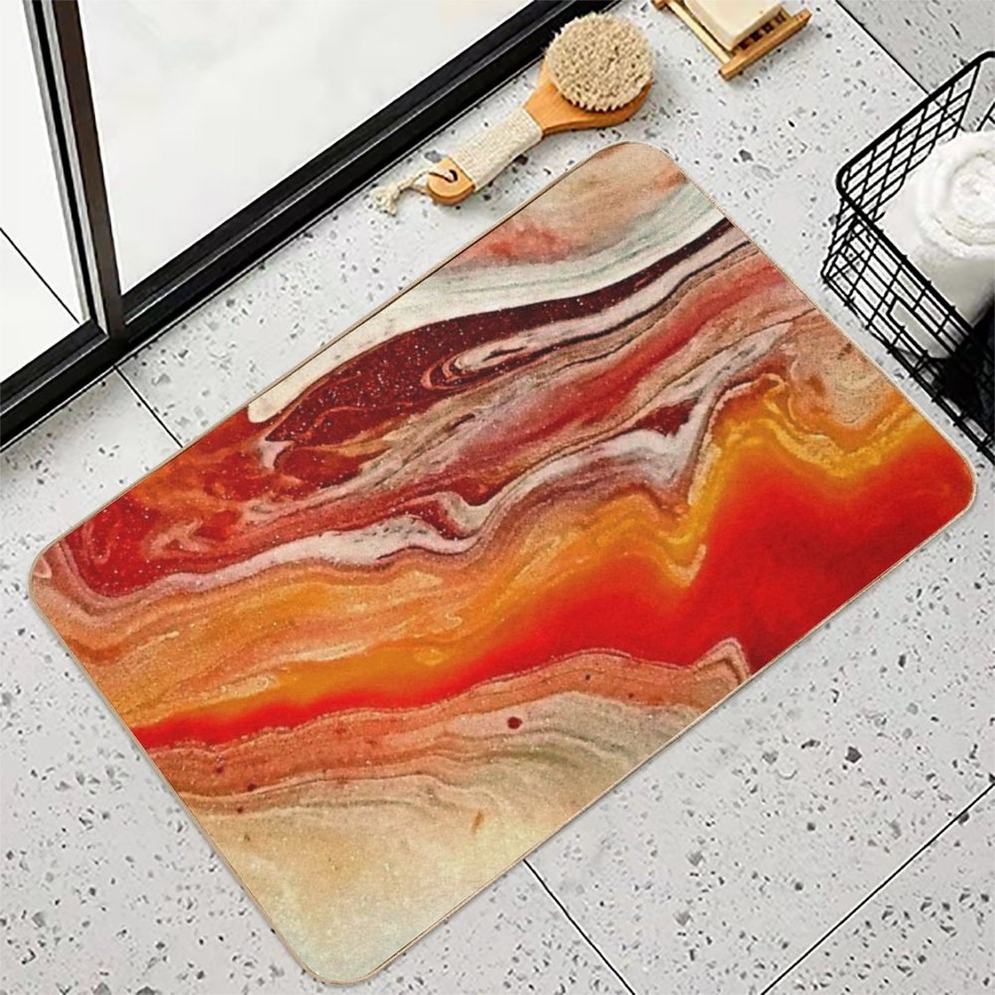 Liquid Acrylic 10  Easy Maintenance Bath Mat