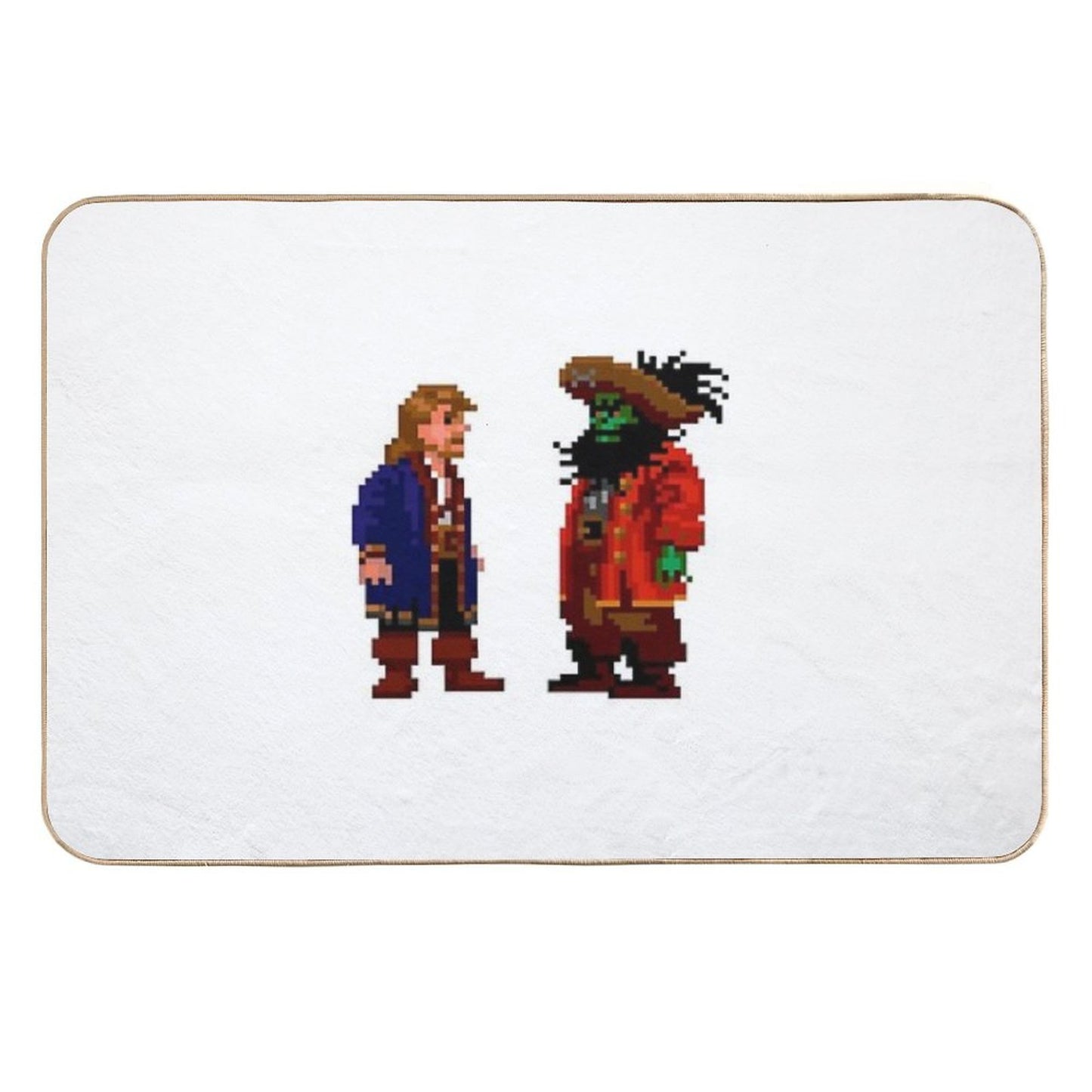 Guybrush  LeChuck (Monkey Island 2)  Easy To Clean Bath Mat