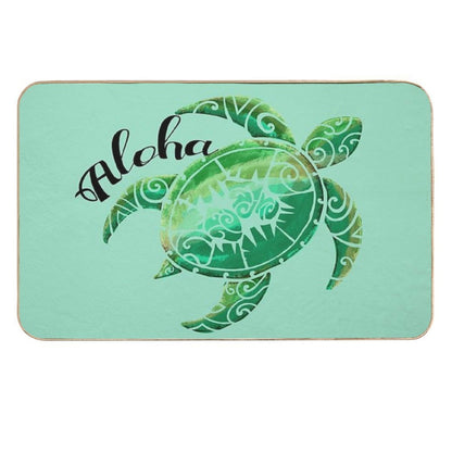 VIntage Hawaiian Turtle Surfacing  Long-Lasting Bath Mat