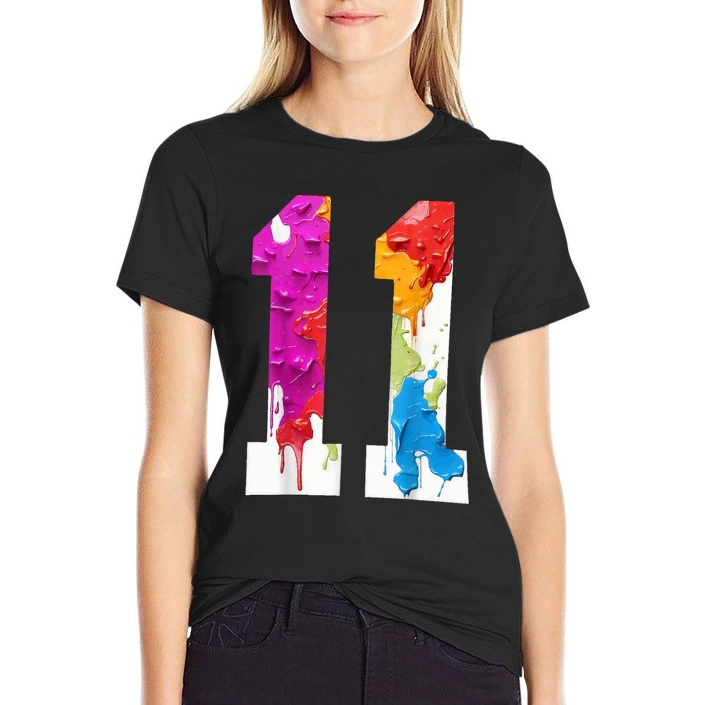 NUMBER 11 YEARS OLD 11TH BIRTHDAY  Odor-resistant T-Shirt