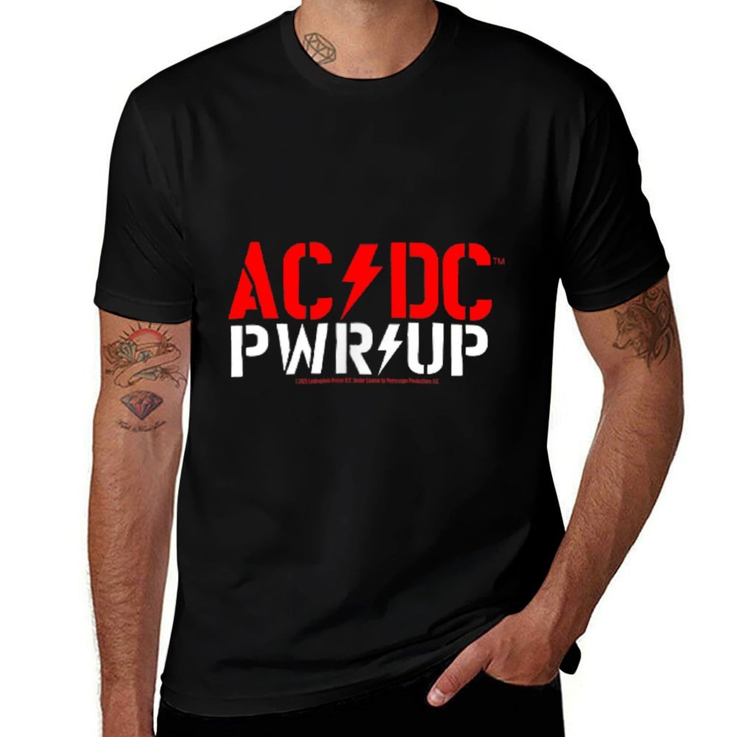ACDC PWR UP North America Tour Date Back 2025 Odor-resistant T-Shirt