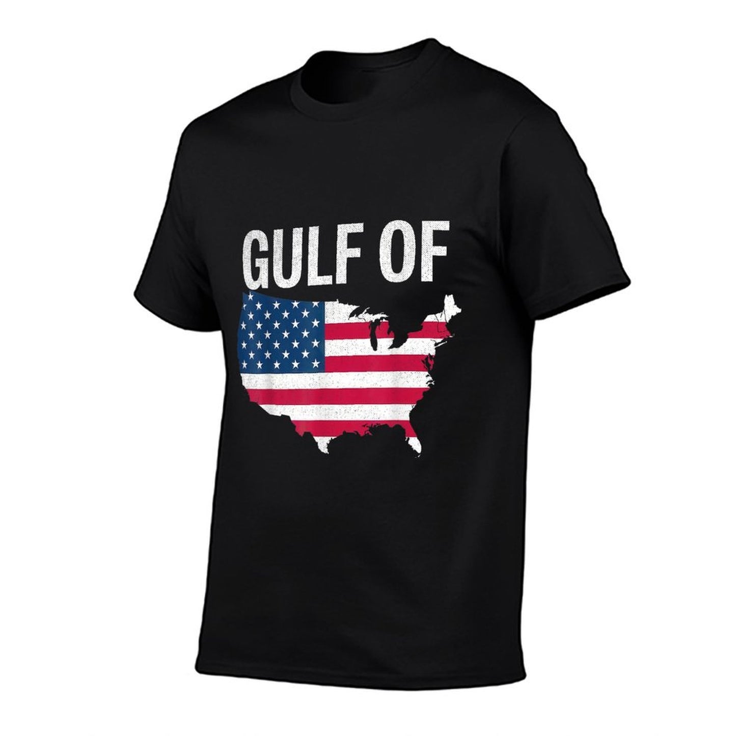 Gulf of USA American Flag Cotton T-Shirt