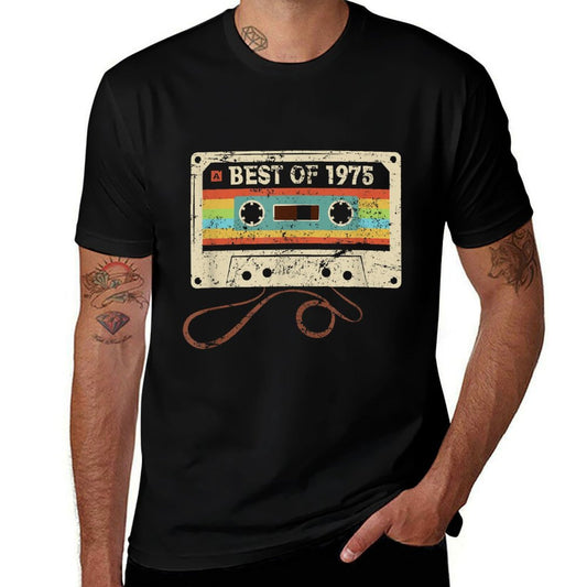 Best 1975 Vintage 50 Year Old Bday Men Women 50th Birthday  Stretchy T-Shirt