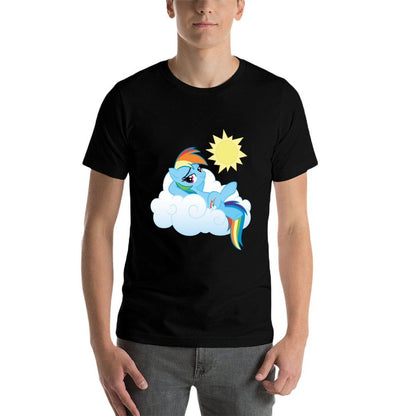 My Little Pony Rainbow Dash Fluffy Cloud  Odor-resistant T-Shirt