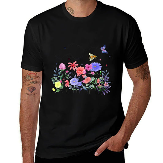 Floral Subtle Anti Trump Democrat Liberal  Lightweight T-Shirt