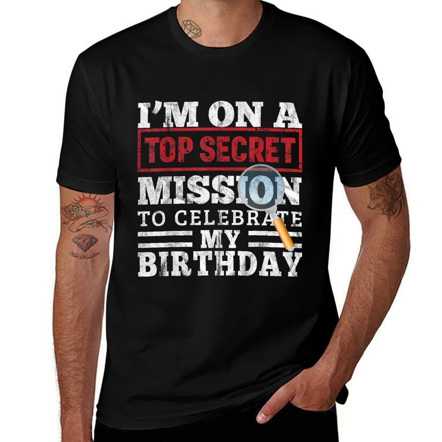 Spy Birthday Party Theme Top Secret Mission  Eco-friendly Material T-Shirt