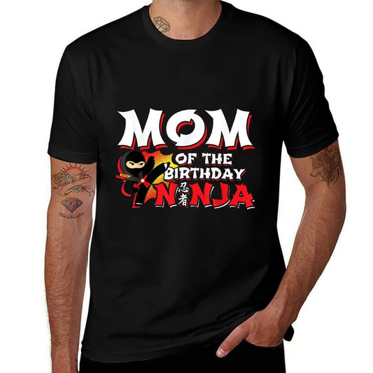 Ninja Birthday Party Gift - Mom of The Birthday Ninja  Eco-friendly Material T-Shirt
