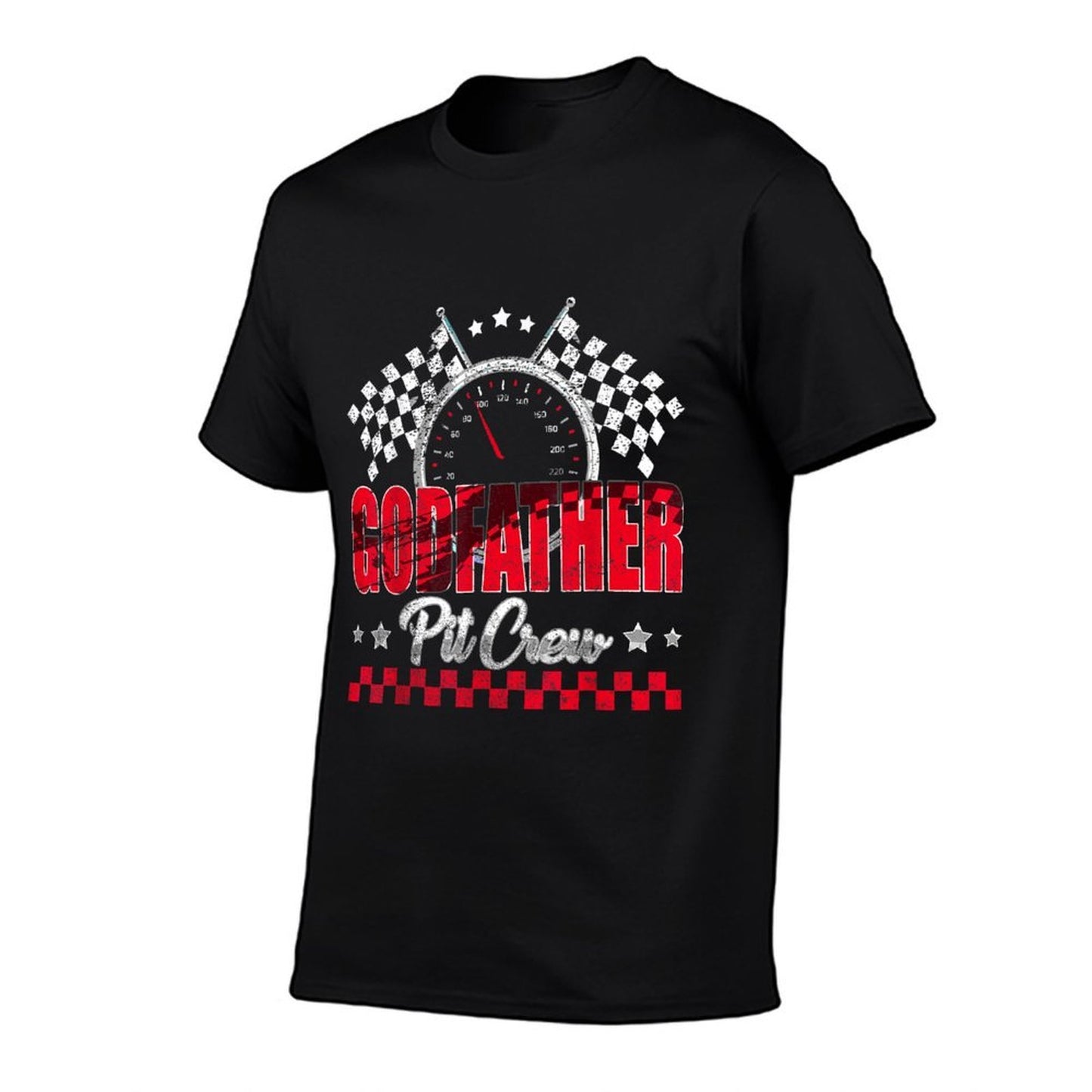 Race Car Birthday Party Racing Family Godfather Pit Crew  Wrinkle-resistant T-Shirt