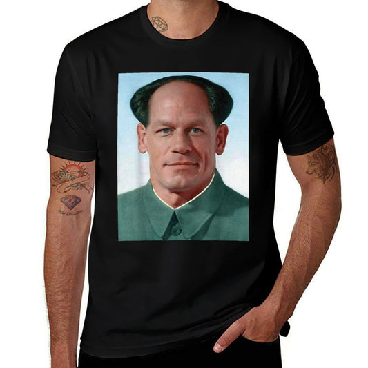 Bing Chilling John Xina Chinese Funny Meme  Trendy Pattern T-Shirt