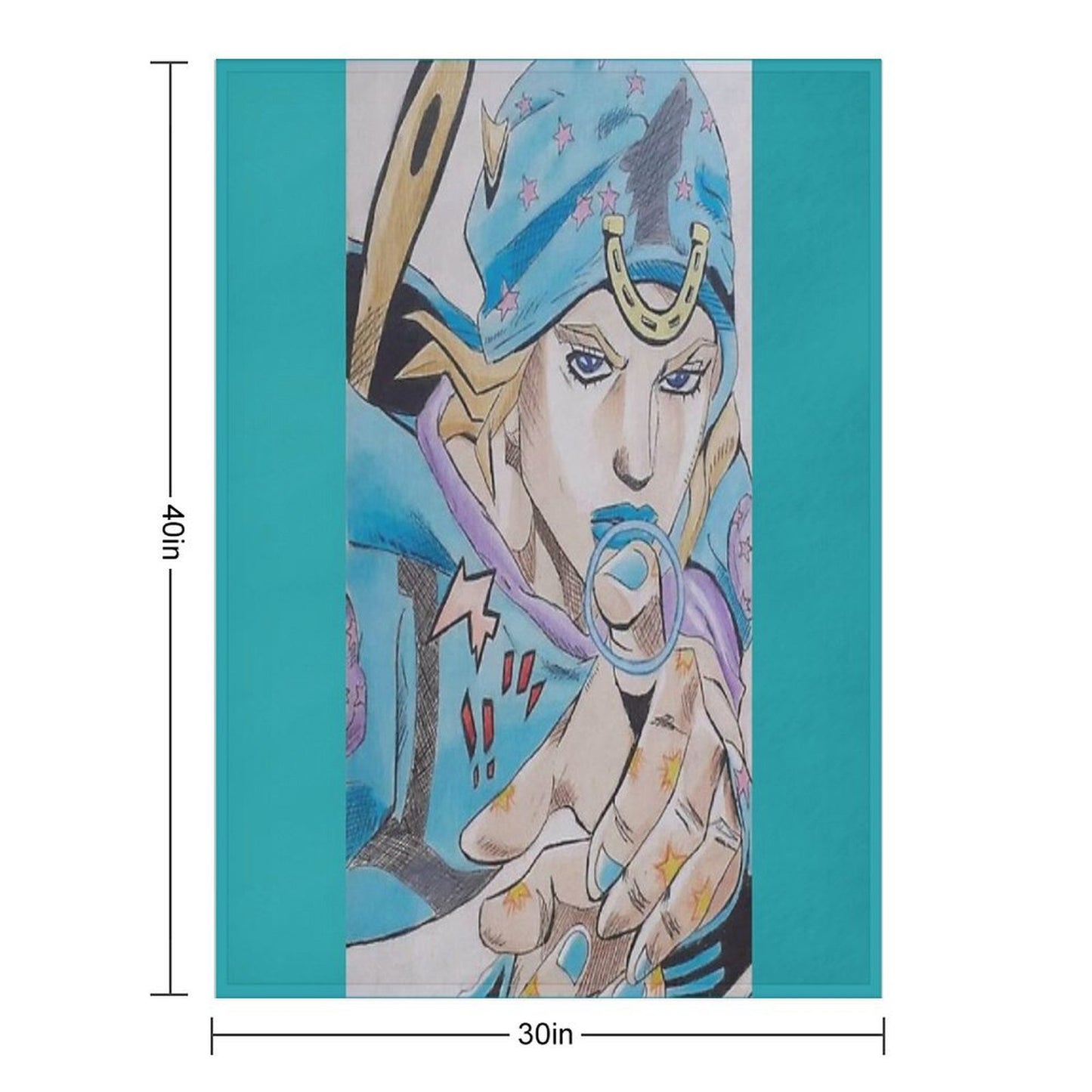 Nice Art Painting Poster for Every Home Compact Throw Blanket