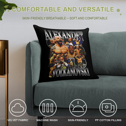 Alexander Volkanovski The Great Vintage Soft Luxury Feel Throw Pillow