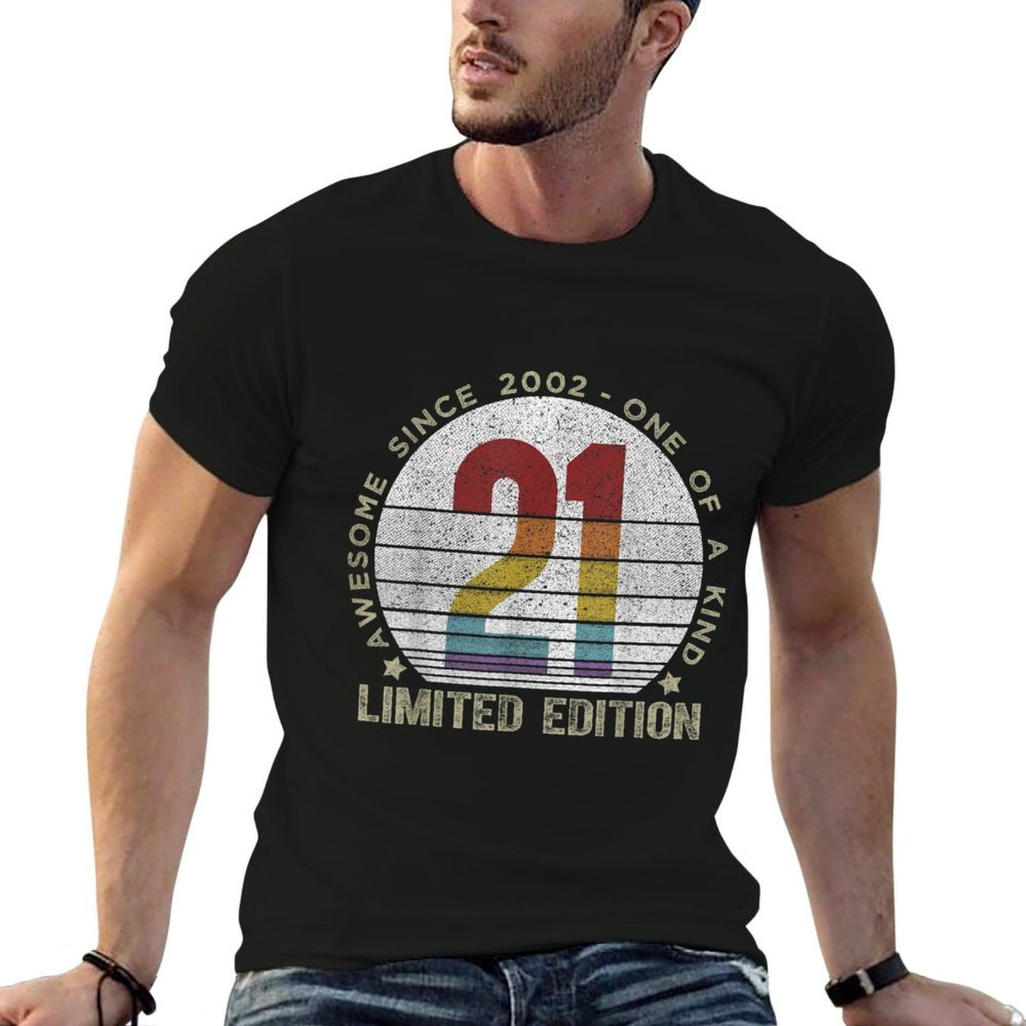 Vintage 2002 21 Year Old Gifts Limited Edition 21st Birthday  Soft T-Shirt