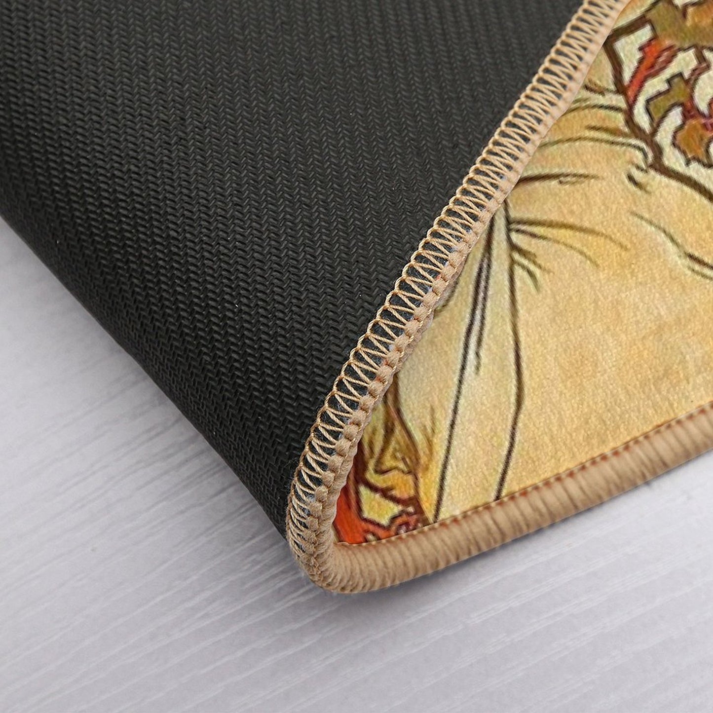 Alphonse Mucha, Summer, 1896, Art Nouveau  Versatile Bath Mat