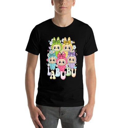 Cute Labubu The Monsters Funny Labubu Lover Men Women Kid  Relaxed-fit T-Shirt