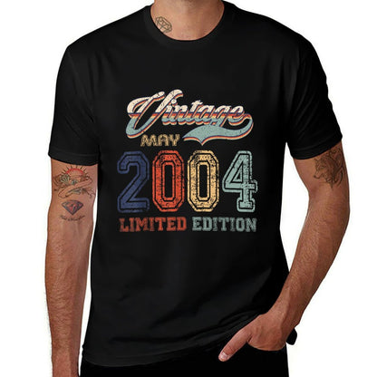 21 Years Old Retro Vintage May 2004 Funny 21st Birthday  Versatile T-Shirt