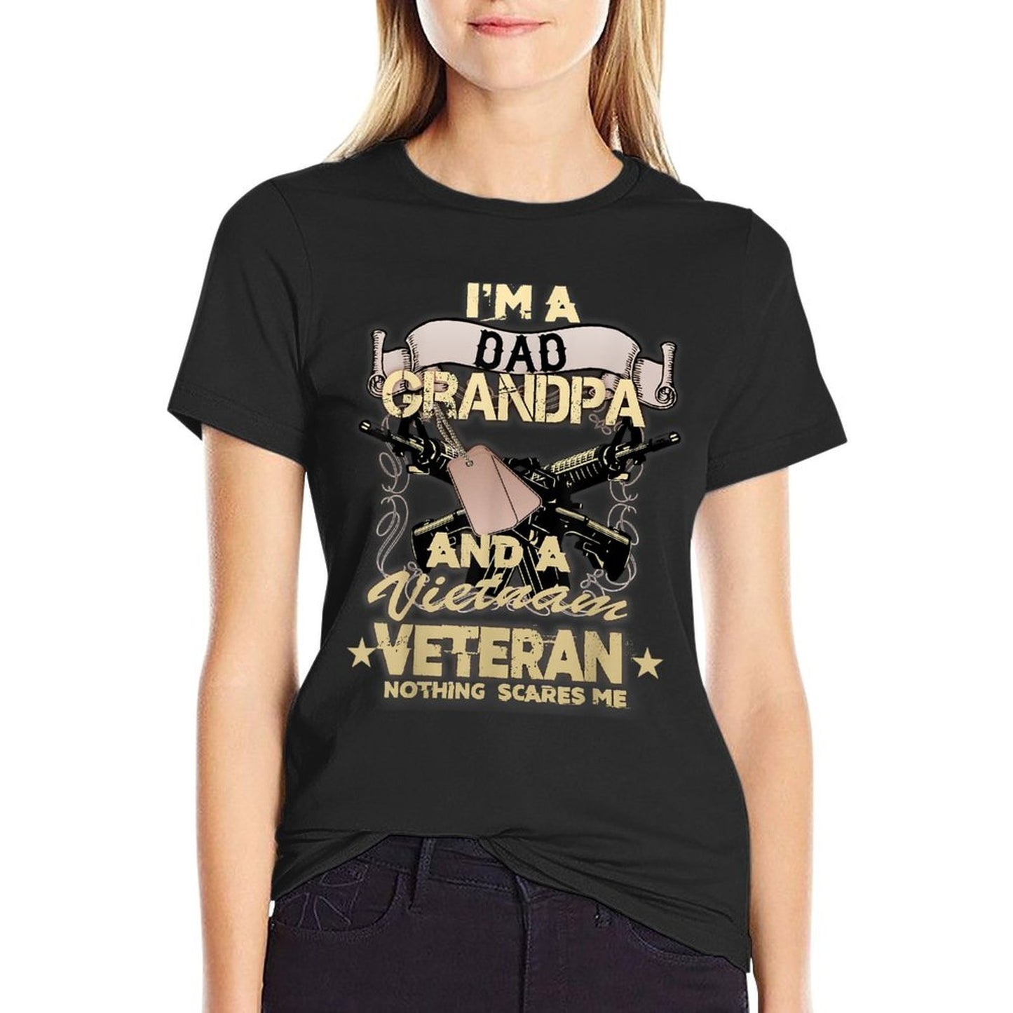 Vietnam War Veteran U.S. Army Retired Soldier  Affordable Price T-Shirt