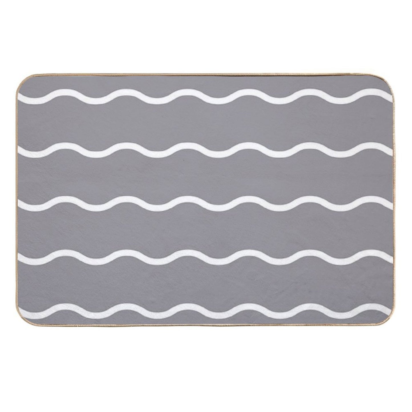 Wavy Lines  Versatile Bath Mat