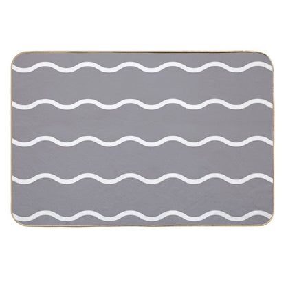 Wavy Lines  Versatile Bath Mat